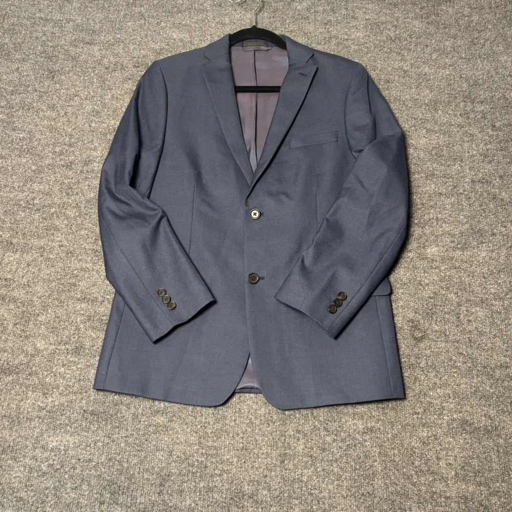 Lauren Ralph Lauren‎ Boys Size 18R Blue 2-Button Blazer Suit Jacket Formal Wear